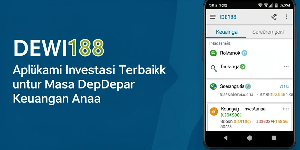 Antarmuka DEWI188 yang memudahkan pengguna dalam berinvestasi.