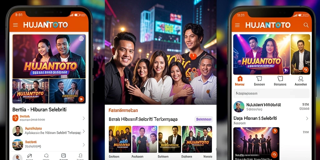 Antarmuka HUJANTOTO yang menarik dan informatif.